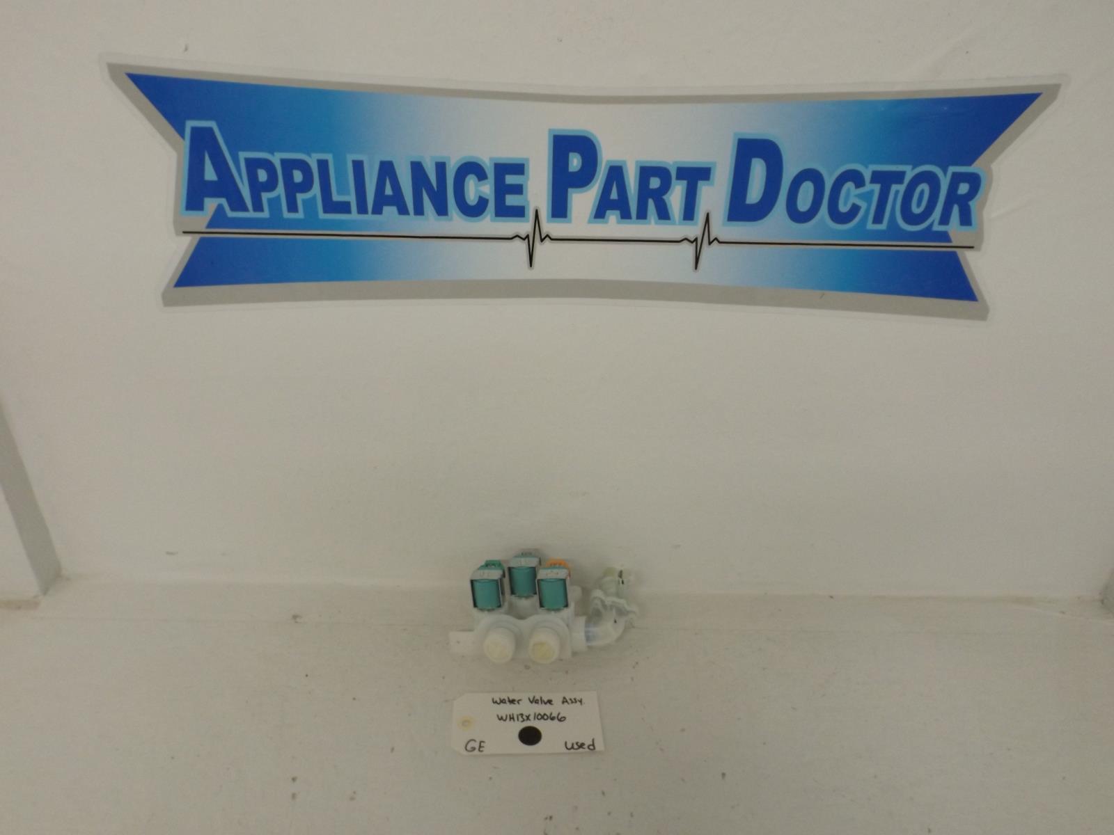 GE Washer WH13X10066 Water Valve Assembly Used GE Washer WH13X10066 Water Valve Assembly Used